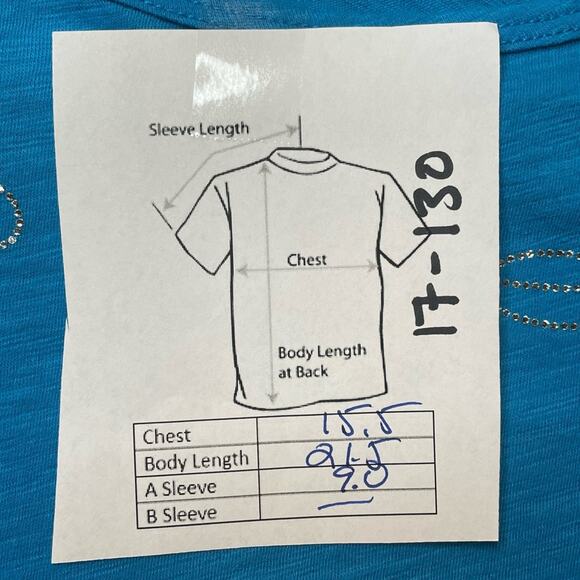 BEBE RARE Y2K FLUTTER COLD SHOULDER RHINESTONE LOGO T-SHIRT BLUE - S - Picture 8 of 8